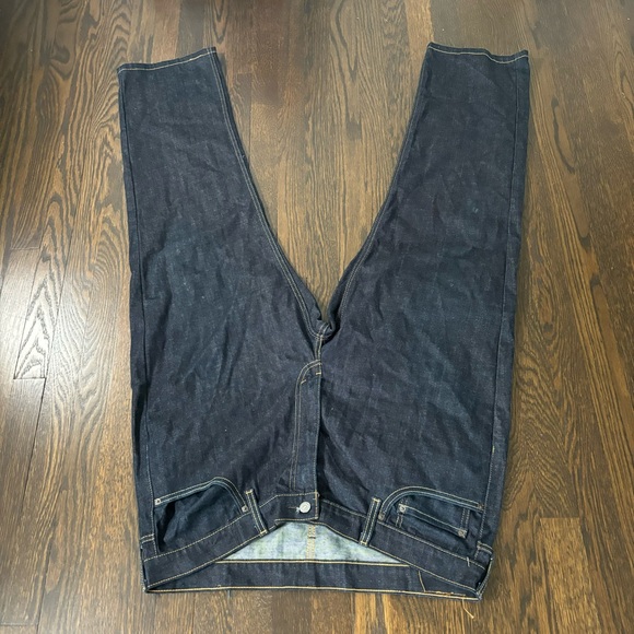 Levi's 541 Jeans Athletic Taper Blue Denim Mens 40x30 Classic Dark Wash - Picture 7 of 8